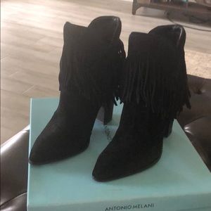 Black Booties Antonio Melani Felixxe 7.5